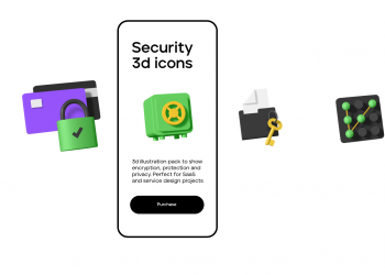 Security 3d icons