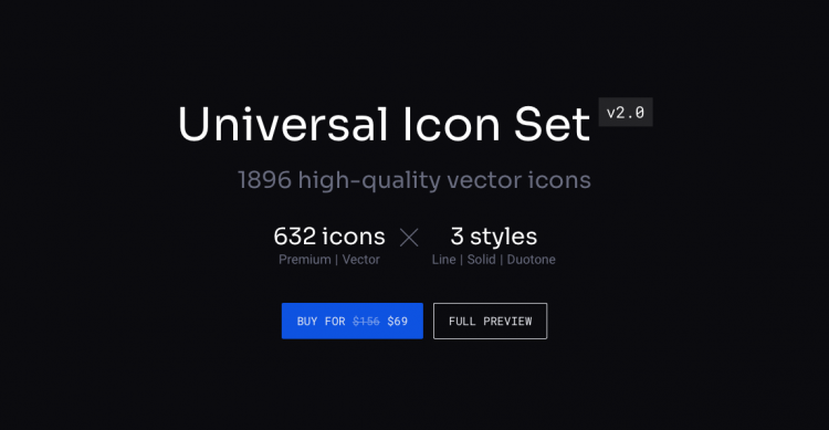Universal Icon Set v2.0