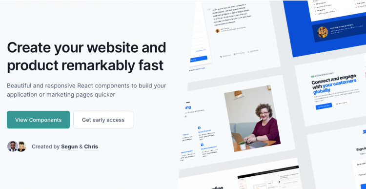 Chakra UI Pro Marketing+Application