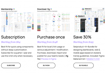 [Setproduct] Material X UI kit