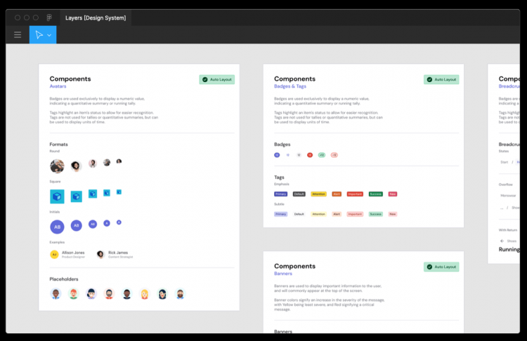 Layers – Figma Design System