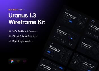Uranus v1.3 – Wireframe Kit￼