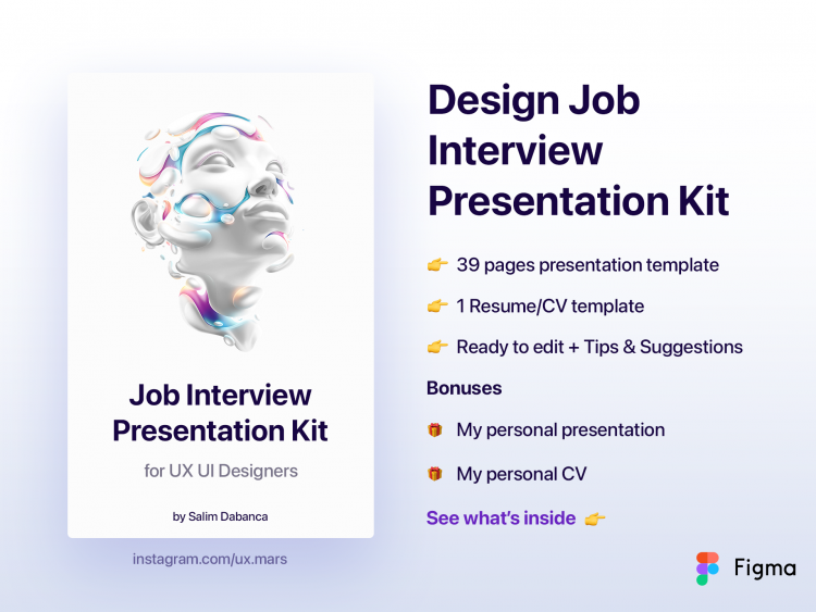 Design Job Interview Presentation Kit [Figma]