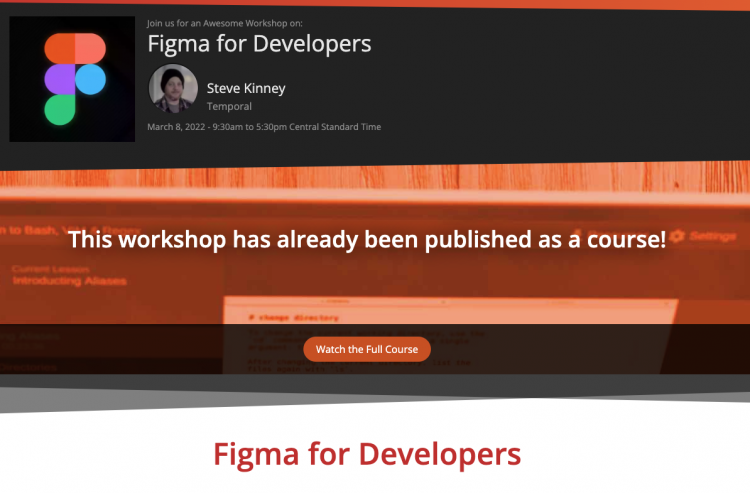 Figma for Developers, Steve Kinney 🇺🇸