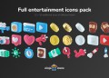 Entertainment 28 icons pack