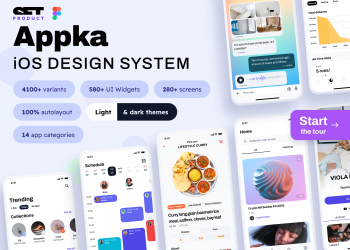Appka mobile UI Kit — Figma templates & iOS design components