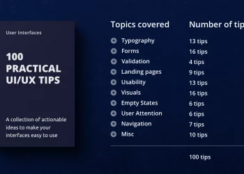 100 UI/UX Tips & Tricks